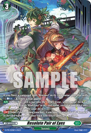 Resolute Pair of Eyes (D-PR/228EN 2023) [D Promo Cards]