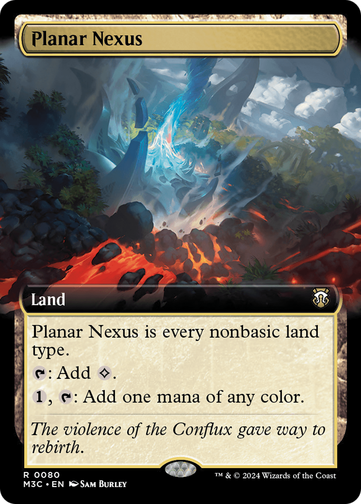 Planar Nexus (Extended Art) (Ripple Foil) [Modern Horizons 3 Commander]