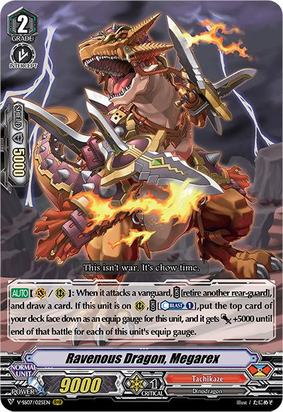 Ravenous Dragon, Megarex (V-SS07/025EN) [Clan Selection Plus Vol.1]