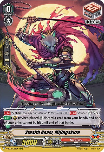 Stealth Beast, Mijingakure (V-SS08/035EN) [Clan Selection Plus Vol.2]