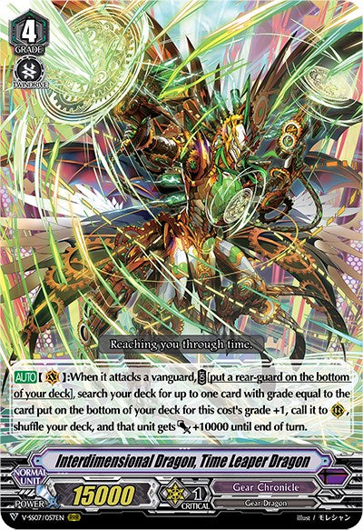 Interdimensional Dragon, Time Leaper Dragon (V-SS07/057EN) [Clan Selection Plus Vol.1]