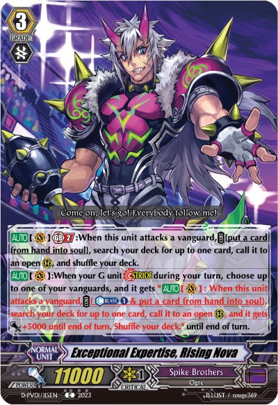 Exceptional Expertise, Rising Nova (D-PV01/115EN) [D-PV01: History Collection]