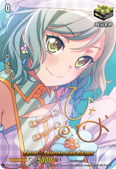 Pastel*Palettes, Hina Hikawa (Signature) (D-BT11/EX12EN-S) [Clash of the Heroes]