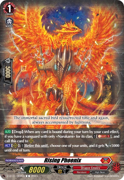 Rising Phoenix (D-BT11/062EN) [Clash of the Heroes]