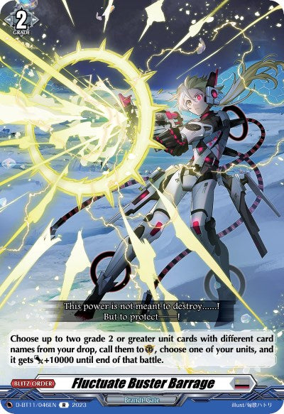 Fluctuate Buster Barrage (D-BT11/046EN) [Clash of the Heroes]