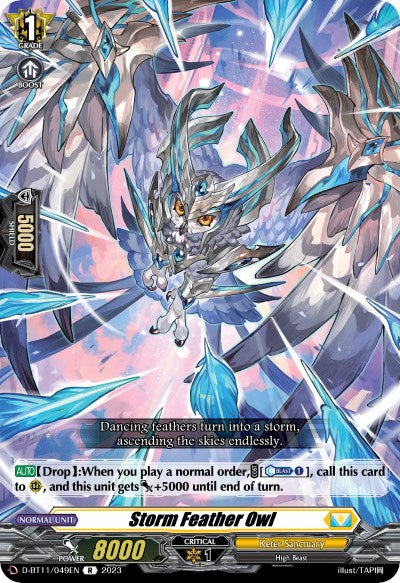 Storm Feather Owl (D-BT11/049EN) [Clash of the Heroes]