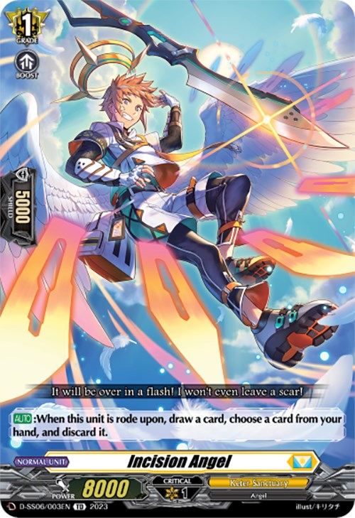 Incision Angel (D-SS06/003EN) [Trial Deck 6: Resonance of Thunder Dragon]