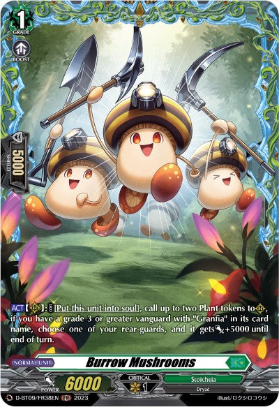 Burrow Mushrooms (D-BT09/FR38EN) [Dragontree Invasion]