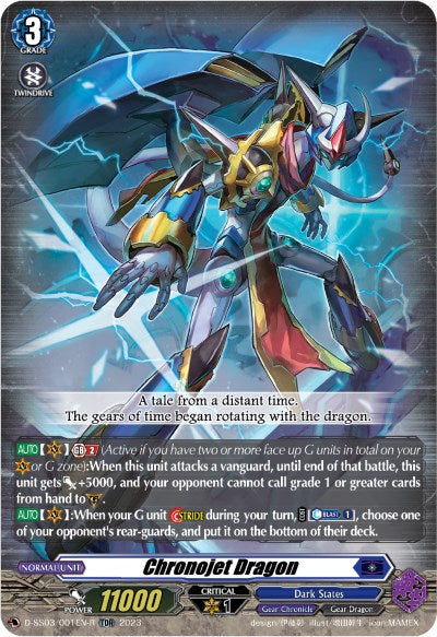 Chronojet Dragon (TDR) (D-SS02/001EN-R) [Stride Deckset -Chronojet-]