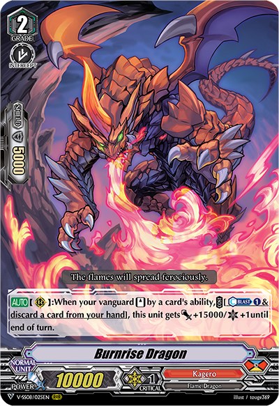 Burnrise Dragon (V-SS08/025EN) [Clan Selection Plus Vol.2]