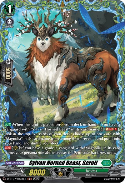 Sylvan Horned Beast, Seroll (FR) (D-BT07/FR31EN) [Raging Flames Against Emerald Storm]