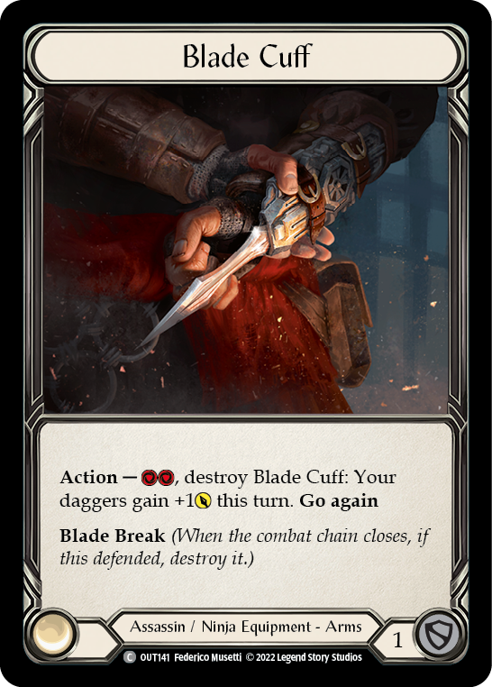 Blade Cuff [OUT141] (Outsiders)  Cold Foil