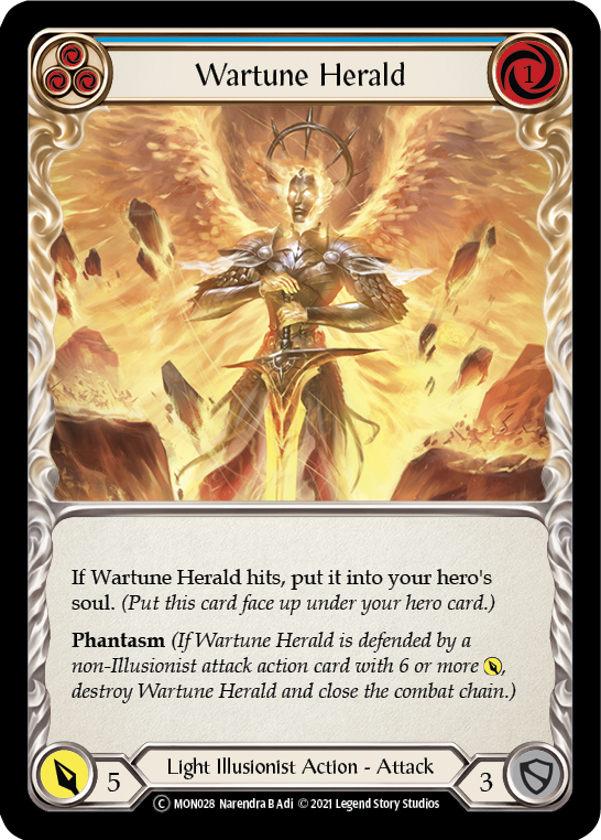 Wartune Herald (Blue) [U-MON028] (Monarch Unlimited)  Unlimited Normal