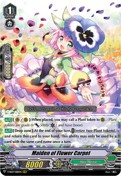 Maiden of Flower Carpet (V-SS07/080EN) [Clan Selection Plus Vol.1]