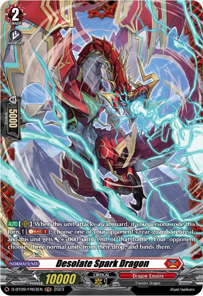 Desolate Spark Dragon (D-BT09/FR03EN) [Dragontree Invasion]