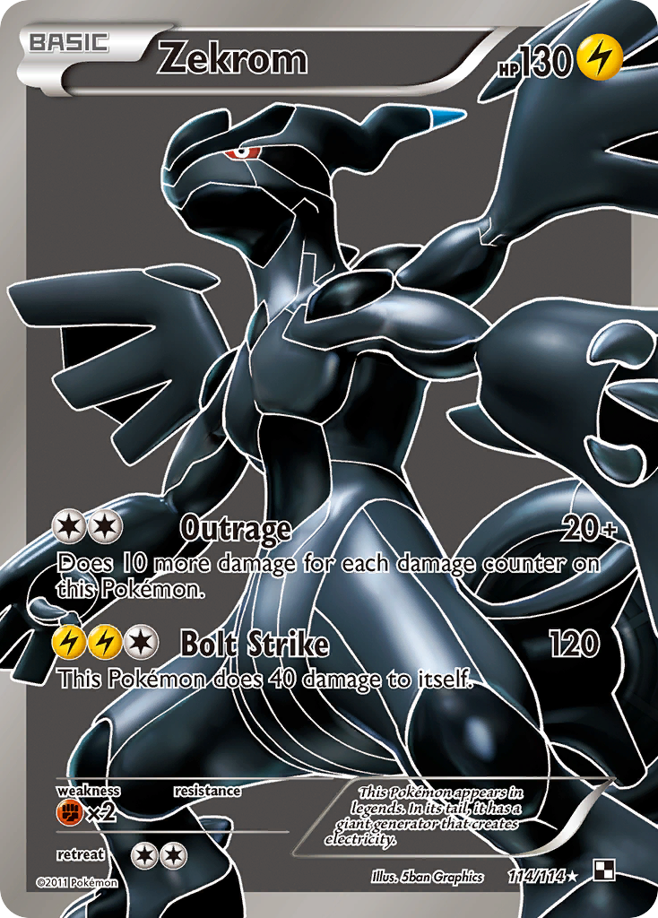 Zekrom (114/114) [Black & White: Base Set]